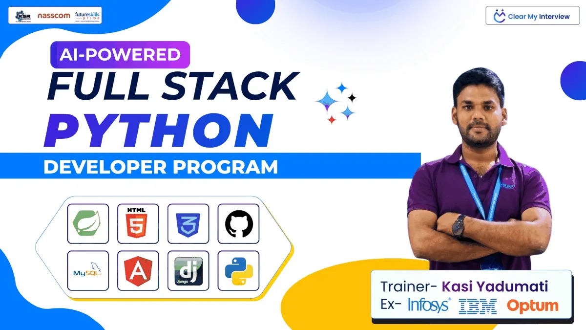 AI-Powered Full Stack Python with DSA — KSR DataVizon